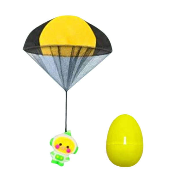 Huevos para Huevo de Pascua Caza Paracaidista Juguete 2.83x2.2In, Azul Rojo Rosa Naranja Verde Amarillo, Plástico Huevos de Pascua, Lanzamiento Relleno Y Juego Al Aire Libre