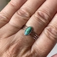 thumbnail image 3 of Natural Turquoise Gemstone Ring 925 Silver Solitaire Handmade Wedding Gift Ring, 3 of 5