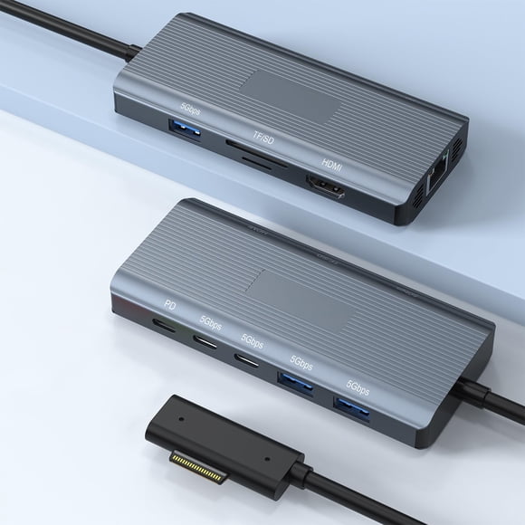 New MS Surface Dock, 11-in-1 Surface Docking Station 4K@60HZ HDMI, Surface Travel Hub for Surface Pro 11/10/9/8/X/7/6/5/4/3, Surface Laptop 6/5/4/3/2