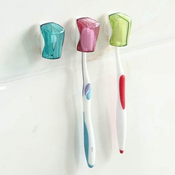 3Pcs Toothbrush Holder Wall Mounted Multifunctional Bathroom Toothbrush Hanger For Bathroom Bathroom Accessories Frame Picture Clamps Blanket Fort Snap Clamp Band Clamp Woodworking Clamp Rack