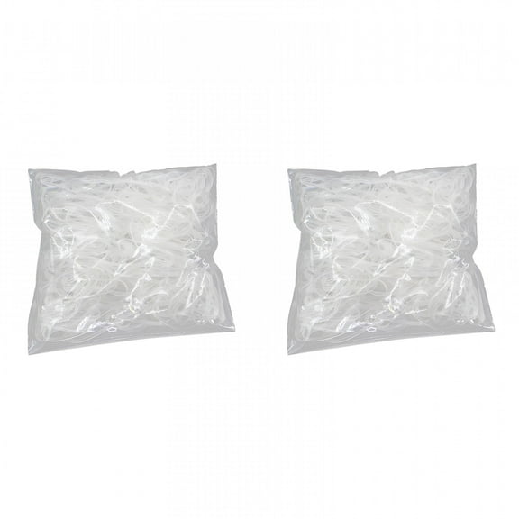 VANIDO Clear Elastics Gentle Hair Ties Rubber Bands Hair Clips Last Longer Baby Hair Ties for Girls Clear Hair Elastics Coil Hair Ties for Toddler Girls And Hair Bow Bands Thick Hair End