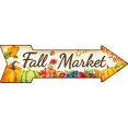 thumbnail image 2 of Fall Market Novelty Metal Arrow Sign (with Sticky Notes), 2 of 3