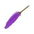 thumbnail image 4 of Feather Pen, Smoothing Writing Exquisite Pattern Quill Pen Set Wear Resistant  For School For Office For Home Purple, 4 of 8