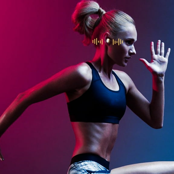 Wireless Bluetooth Headset,Lightweight Binaural Bluetooth 5. In-Ear Type Wireless Headphone Touch Control with Large Capacity Battery for Bluetooth-Enabled Cell Phones Tablets