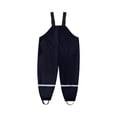 thumbnail image 4 of Kids Rain Pants, Toddler Waterproof Boys Girls Pants, Mud Dirty Proof Rain Suspender Trousers Overalls Navy 110, 4 of 4
