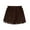 Coffee, variant on oqasdz Girls Shorts Bohemian Fringe Solid Color Elastic Waist Western Outfit for Oktoberfest Adorable Stylish Shorts Size 5 Y-7 Y