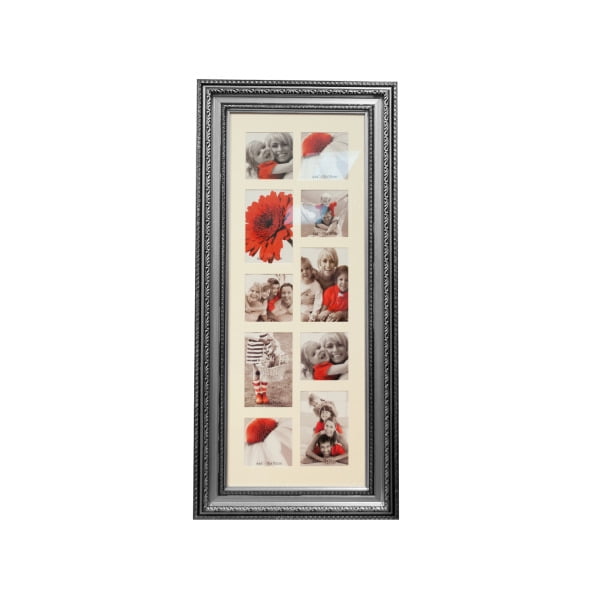 Antique Silver Collage Photo Frame (Pack Of 6)