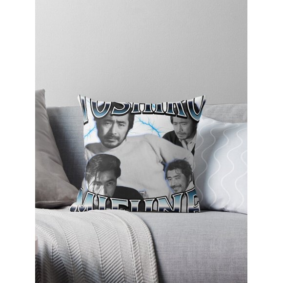 A NEW Toshiro Mifune 90's Bootleg Style Pillow Covers