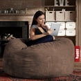thumbnail image 4 of Puff Cama Queen Size 2 en 1 Baggy Chocolate180 x 150 cm Baggy Puff Baggy 2 Bed Queen Chocolate 180 x 150 cm, 4 of 4