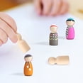 thumbnail image 4 of 30 Pcs Unique Educational Wooden Toys for Kids - Little Wooden Figures Set for Learning and Play, 4 of 6