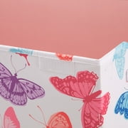 صندوق تخزين الألعاب القابل للطي بنمط الفراشة من Your Zone Kids، مقاس 24 بوصة x 14.8 بوصة x 15 بوصة