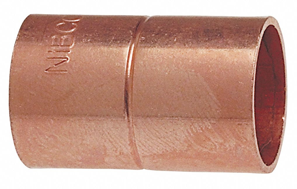 NIBCO 3/4 In. X 1/2 In. Copper Pressure C X C Coupling With Stop