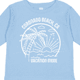 thumbnail image 4 of Inktastic Summer Vacation Mode Coronado Beach California Boys or Girls Long Sleeve Toddler T-Shirt, 4 of 5