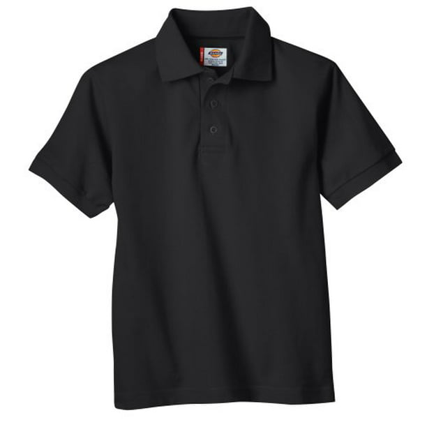 Dickies - Dickies Boys School Uniform Short Sleeve Pique Polo Shirt ...