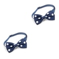 thumbnail image 1 of sweethay Collares para perros Pajarita Correa Mascotas Aseo Decoraciones Push-pull Hebilla Suministros Cachorros Gatos Fiesta Festival punto azul blanco Type2 NO2 sweethay CBP256354, 1 of 1