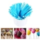 thumbnail image 3 of 100 pcs de 3.9 Pulgadas DE, Palitos de torta, Palitos de Chupas para Galletas, Caramelo Iris, Chocolate, Topper DiáMetro de 3.5 mm Chupador para Toppers de Cupcake, Che, 3 of 5