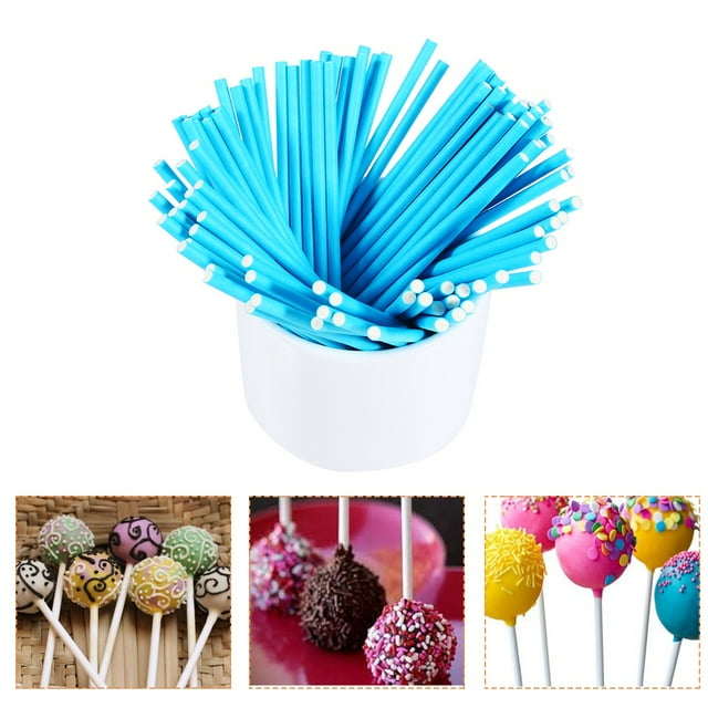 10cm DIY Sticks ,100 Pcs/Set Cake Pops Colorful Lollipop Sticks Cake Pop Sticks For Candy Sweet Chocolate