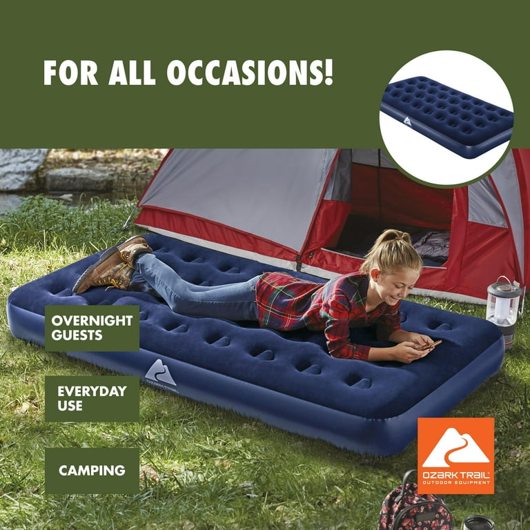 Ozark Trail Inflatable Cot Ozark Trail Twin Air Mattress, 10 Inch Air