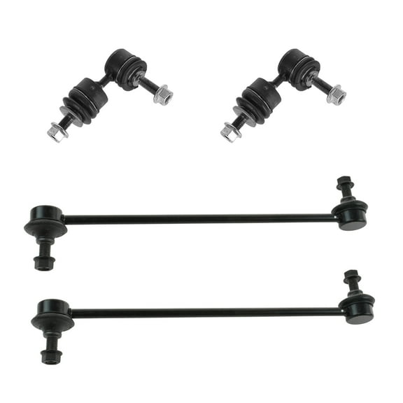Front Rear Sway Bar End Link Driver Passenger Suspension Kit Set 4pc PSA65828