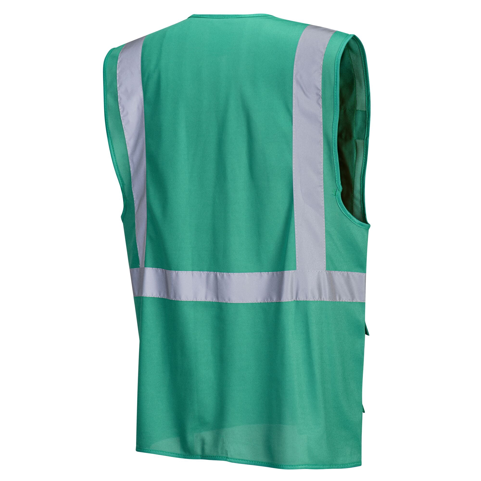 Portwest F476 Mens Iona Executive Safety Work Vest with Reflective Tape Bottle Green, 3X-Large