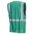 thumbnail image 4 of Portwest F476 Mens Iona Executive Safety Work Vest with Reflective Tape Bottle Green, Large, 4 of 4