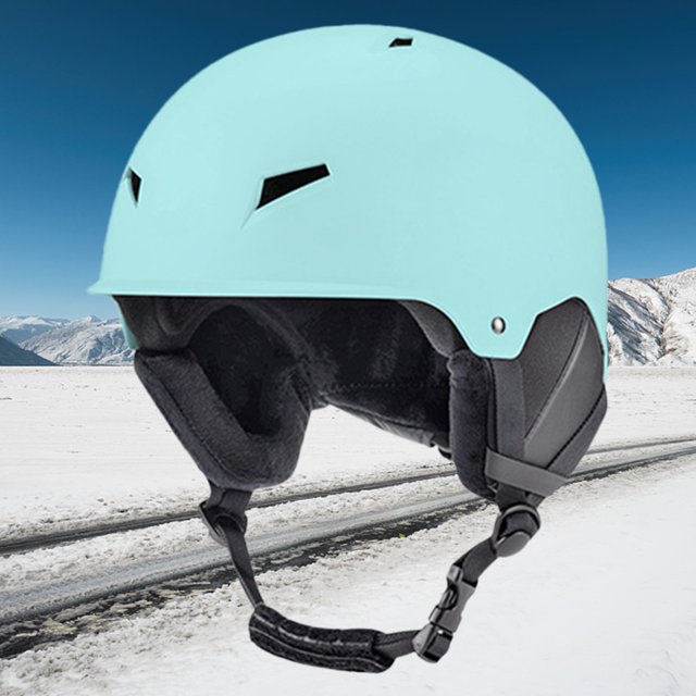 Casco moldeado integralmente con 8 ventilaciones ABS EPS a prueba de golpes para deportes de nieve al aire libre