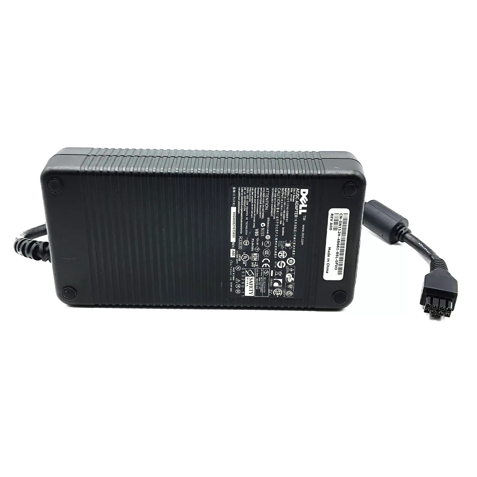 Pre-Owned Genuine Dell D220P-01 AC Power Supply Power Adapter 12V 18A 8-Pin Laptop No Cord