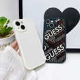thumbnail image 2 of Funda de teléfono Love G-Guess What para iPhone 16, 15, 14, 13, 12 Pro Max, 11 Mini, X, Xr, Xs, 7, 8 Puls, funda de silicona de piel de cordero, 2 of 5