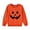 Orange, variant on Odeerbi Kids Boys Girls Halloween Crewneck Sweatshirts Fall Winter Cotton Sweatshirt Kids Kids Cute Solid Color Halloween Print Long Sleeve Sweatshirts Top Kids Clothes Yellow