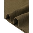 thumbnail image 5 of INSPIRE CHIC Summer Casual Tiered Skirt for Women's High Waist Side Slit A Line Long Skirts M Brown, 5 of 6