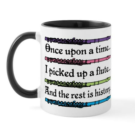 

CafePress - Flute Fairytale Mug - 11 oz Ceramic Mug - Novelty Coffee Tea Cup