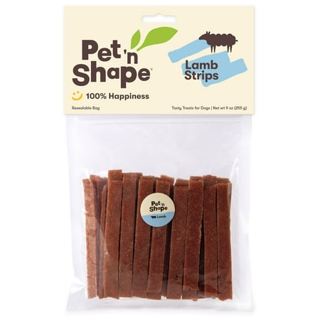 UPC: 0032657402098 | Pet n Shape Lamb Jerky Dog Treats – 9 Ounce — Soft and Chewy Dog Treats