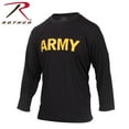 thumbnail image 1 of Rothco Long Sleeve Army PT Shirt - Black, Medium, 1 of 2
