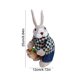 thumbnail image 3 of Xihbxyly Adorno de Conejo de Pascua, Figura de Paja Tejida a Mano, Estilo Rústico, Ideal para La Mesa Del Comedor o La Cocina, Decoración Festiva de Primavera, Tamaño 25 X 12 X 11 Cm, Material Ecológ, 3 of 6