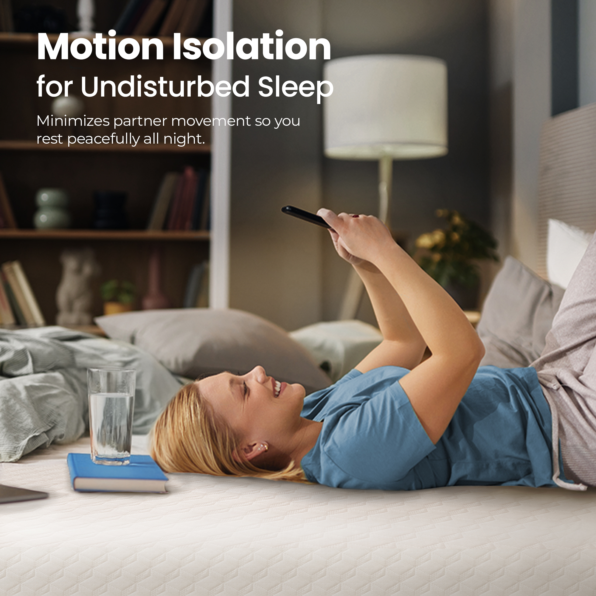 CELTOSS 8 Twin Memory Foam Mattress, Cooling Gel, Medium Firm Support, Breathable Cover, Mattress in a Box