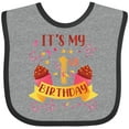 thumbnail image 3 of Inktastic Cupcakes and Confetti 1st Birthday Boys or Girls Baby Bib, 3 of 4