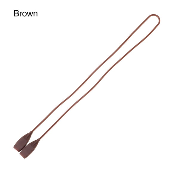 Durable Glasses Chain Anti-Slip Silicone Eyewear Lanyard Neck Cord Glasses Strap Eyeglasses Rope BROWN