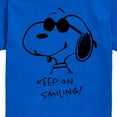 thumbnail image 3 of Peanuts - Cool Joe Keep On Smiling - Youth Short Sleeve Tee, 3 of 6