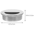 thumbnail image 2 of FENGGUIQU 4Ud Empotrados De Inoxidable Para Puertas Y Muebles Color Plata, 2 of 7