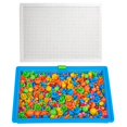 thumbnail image 3 of 296/352/592pcs 3D Puzzle Game Puzzle Board Gift Creative Educational Toy DIY Handmade Toy Mushroom Nail Plastic Bead Creative Toy, 3 of 4