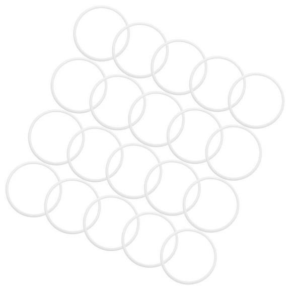 GARVALON Dreamcatcher Ring Plastic 50Pcs 3.9In Circular For Crafting