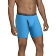 thumbnail image 5 of Fruit of the Loom Men's CoolZone Fly Argyle and Solid Boxer Briefs, Extended Sizes, 4 Pack, 5 of 7
