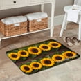 thumbnail image 2 of FJPT Non Slip Flannel Floor Mat Kitchen Mat Sunflower Design For Bathroom Kitchen Bedroom Decor 24x16 inch, 2 of 5