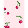 thumbnail image 2 of Cherries Removable Vinyl Wallpaper by Barbie - Pink, 2 of 3