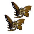 thumbnail image 2 of batmeuy 2Pcs Girls Hair Claw Transparent Butterflies Shape Hair Pin Braided Hair Mini Hairpin Clear Mini Braiding Clip Headwear Hair Accessories, 2 of 2