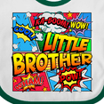 thumbnail image 4 of Inktastic Little Brother Comic Book Boys Baby Bib, 4 of 4