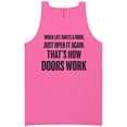 thumbnail image 1 of When Life Shuts A Door. . Open It Neon Tank Top, 1 of 1
