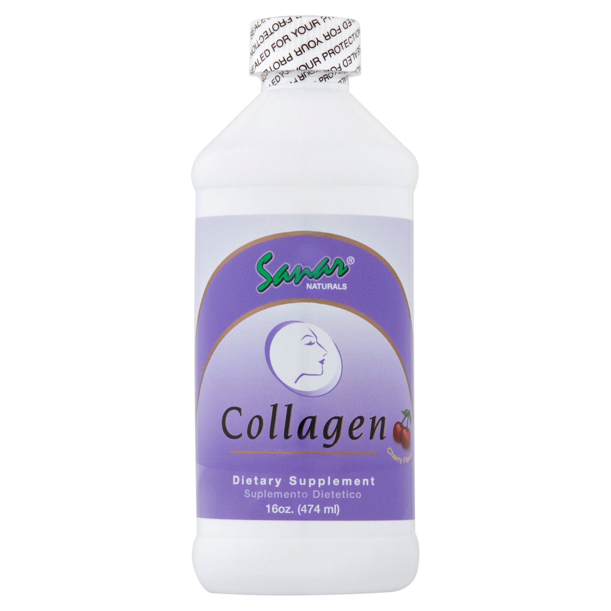 Sanar Naturals Collagen Cherry Flavor ! Dietary Supplement, 16 oz