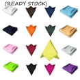 thumbnail image 2 of RICMX Traje Cuadrado De Bolsillo Formal Hecho A Mano Liso 15 Colores Hombres Para Vestido De Boda Fiesta Satén Seda Gao Jiahui  unisex, 2 of 2