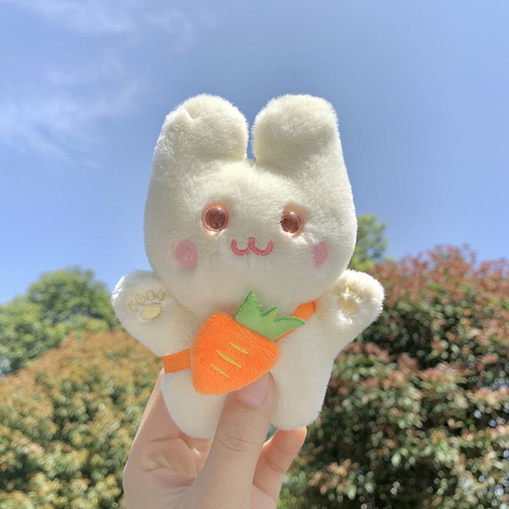 Biplut Bunny Keychain Super Soft Faux Plush Lovely Rabbit Doll